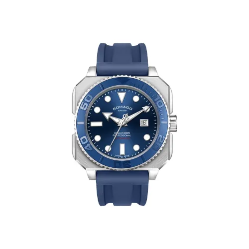 ROMAGO Автоматический Механический Movement Мужские Часы Deep Dive Collection 46mm*53mm*15,4mm Синий