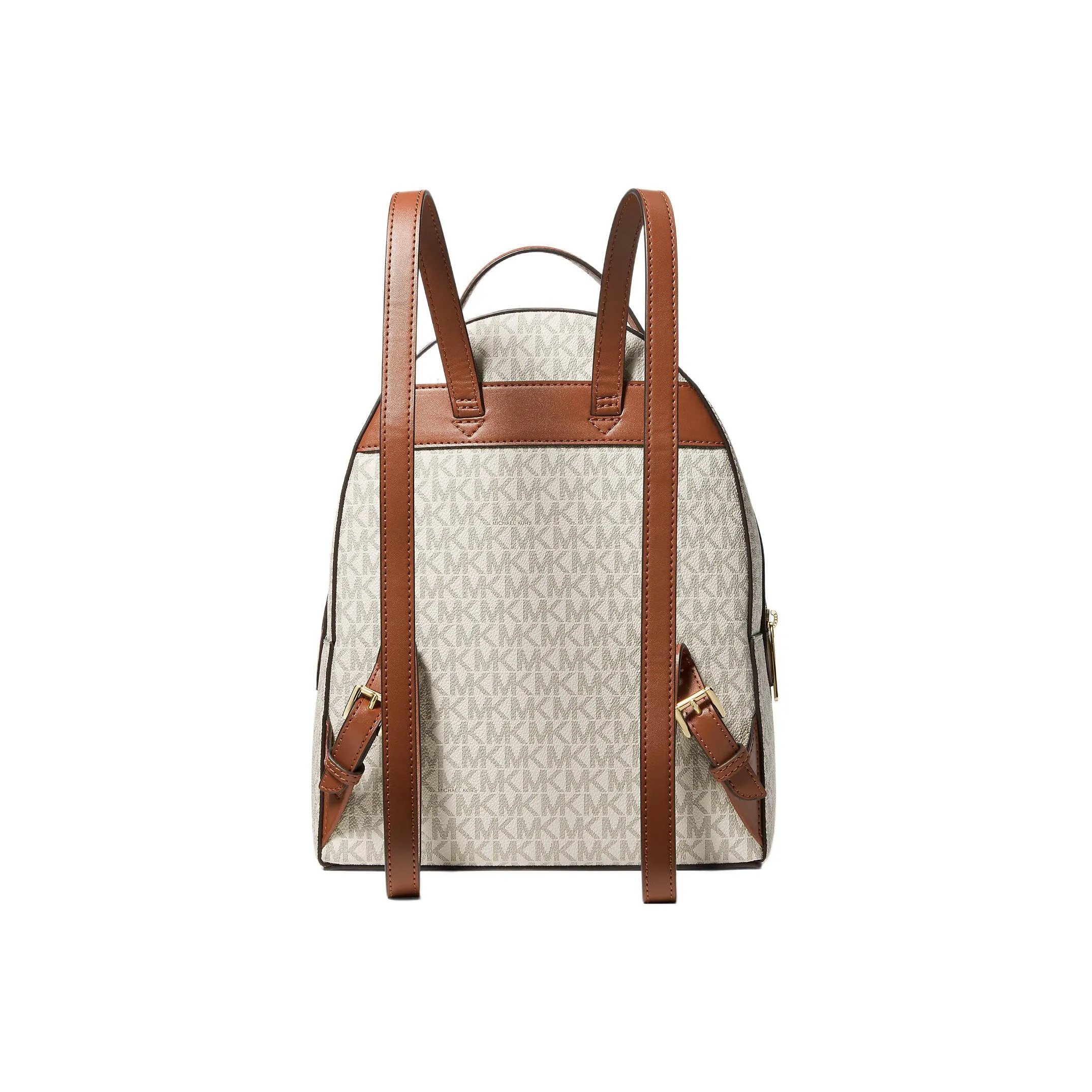 MICHAEL KORS Canvas Backpack Medium Size Women's White