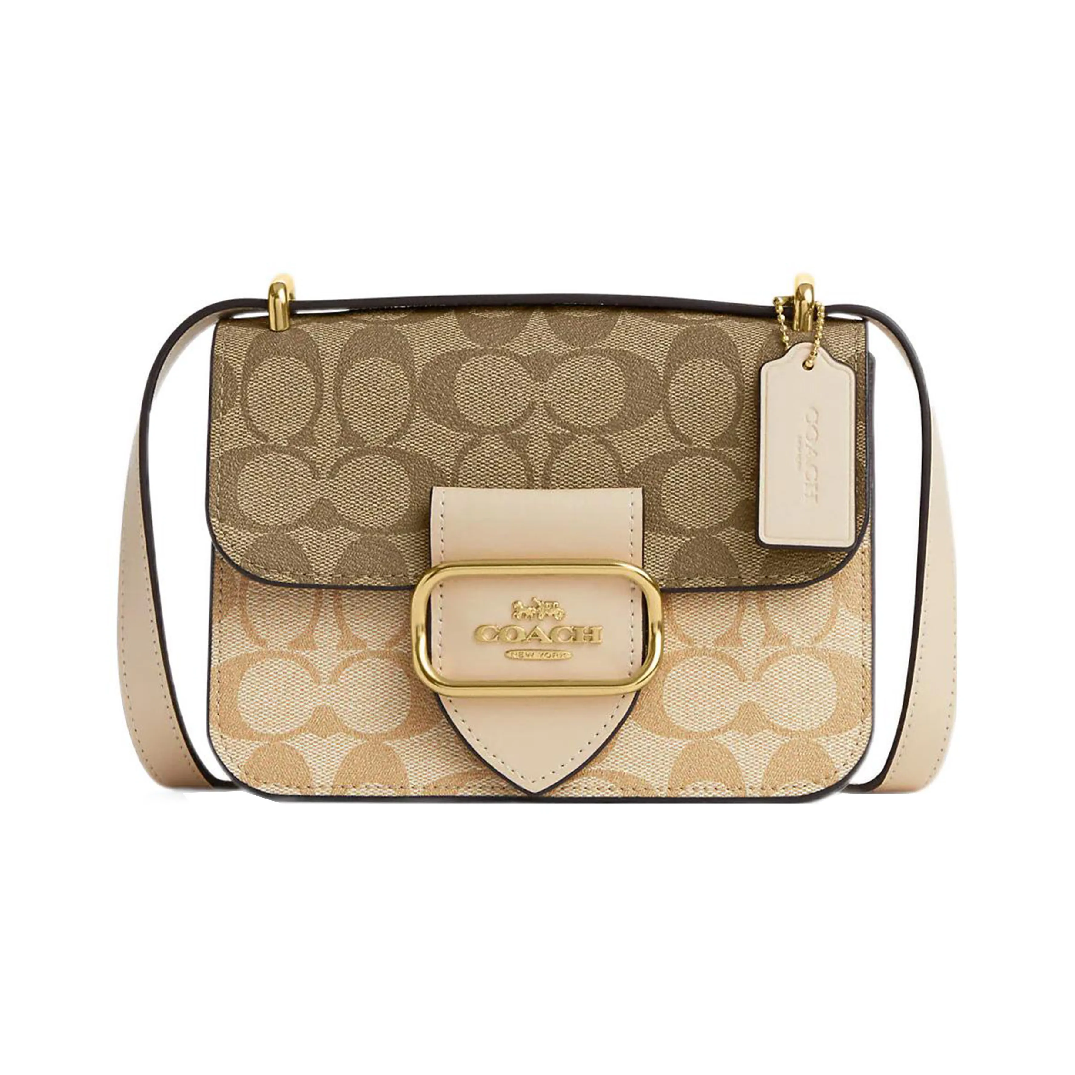 COACH Morgan 18 Square Crossbody In Blocked Signature Canvas