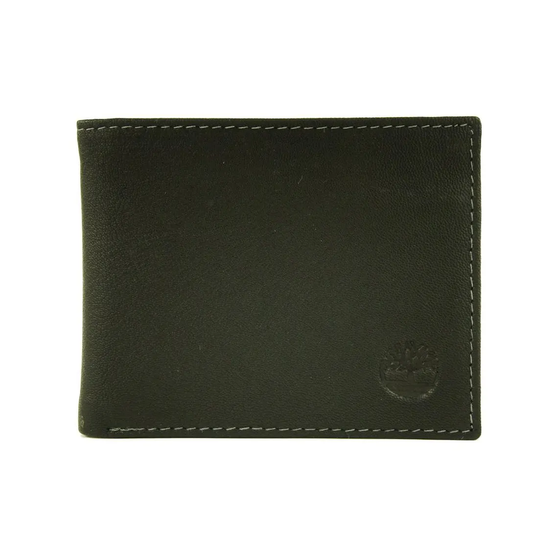 Timberland Leather With Fabric Wallet Men's Green