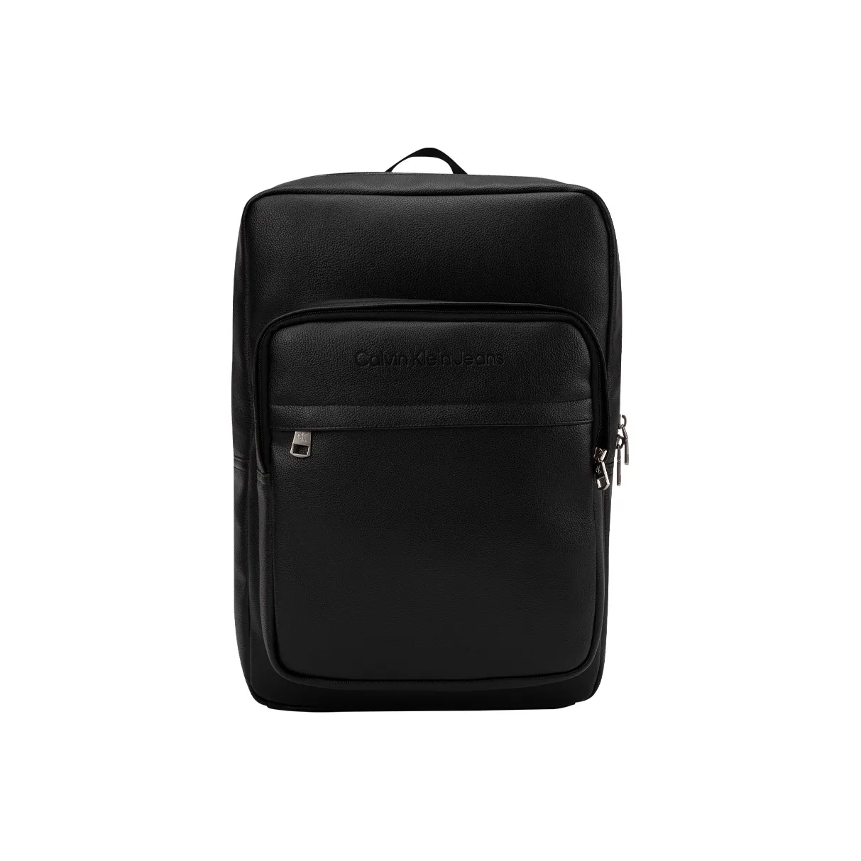 CALVIN KLEIN Synthetic Leather Backpack Men's Space Black