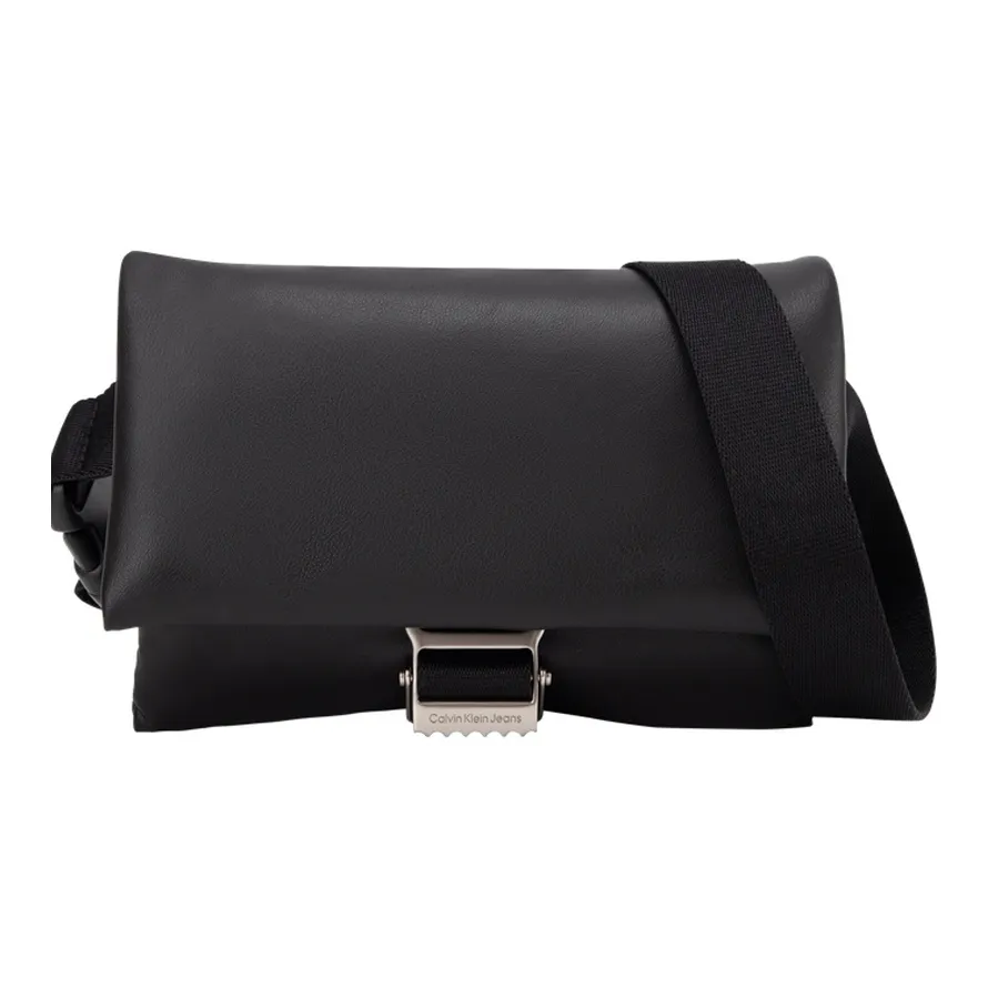 CALVIN KLEIN Blended Material Fanny Pack Women's Space Black