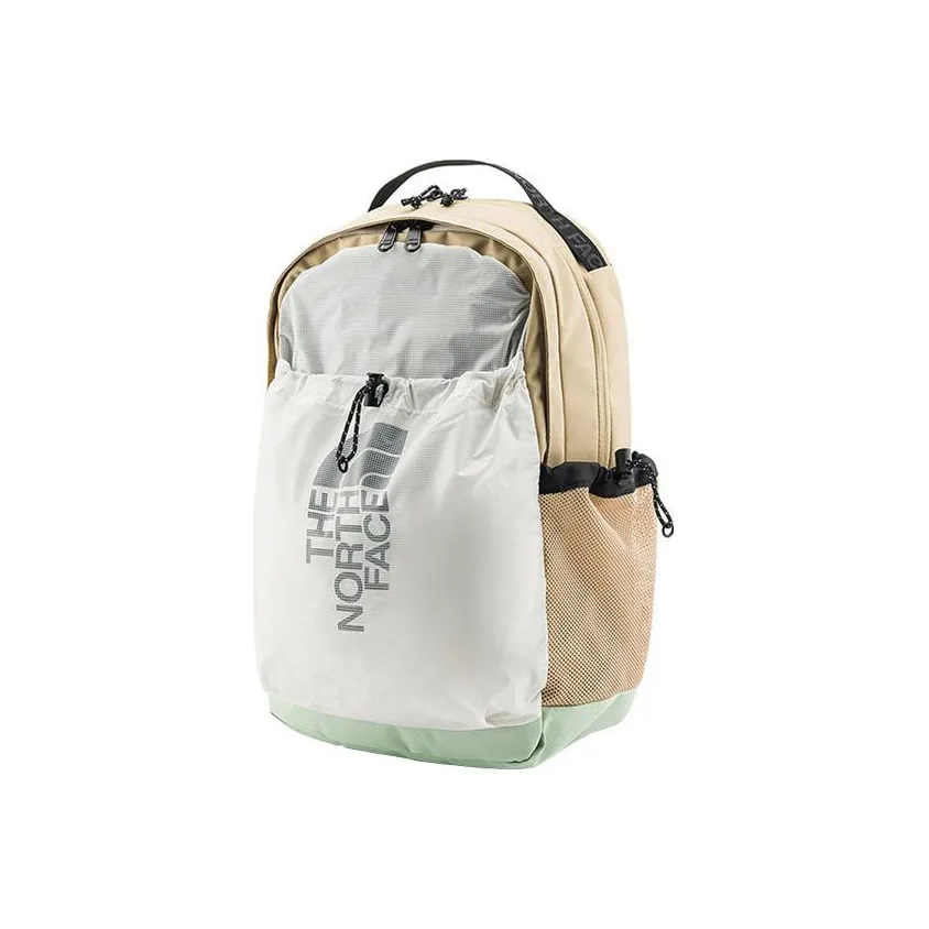 THE NORTH FACE 19L Backpack Outdoor Bag Nylon With Polyester White/Beige/Green Unisex