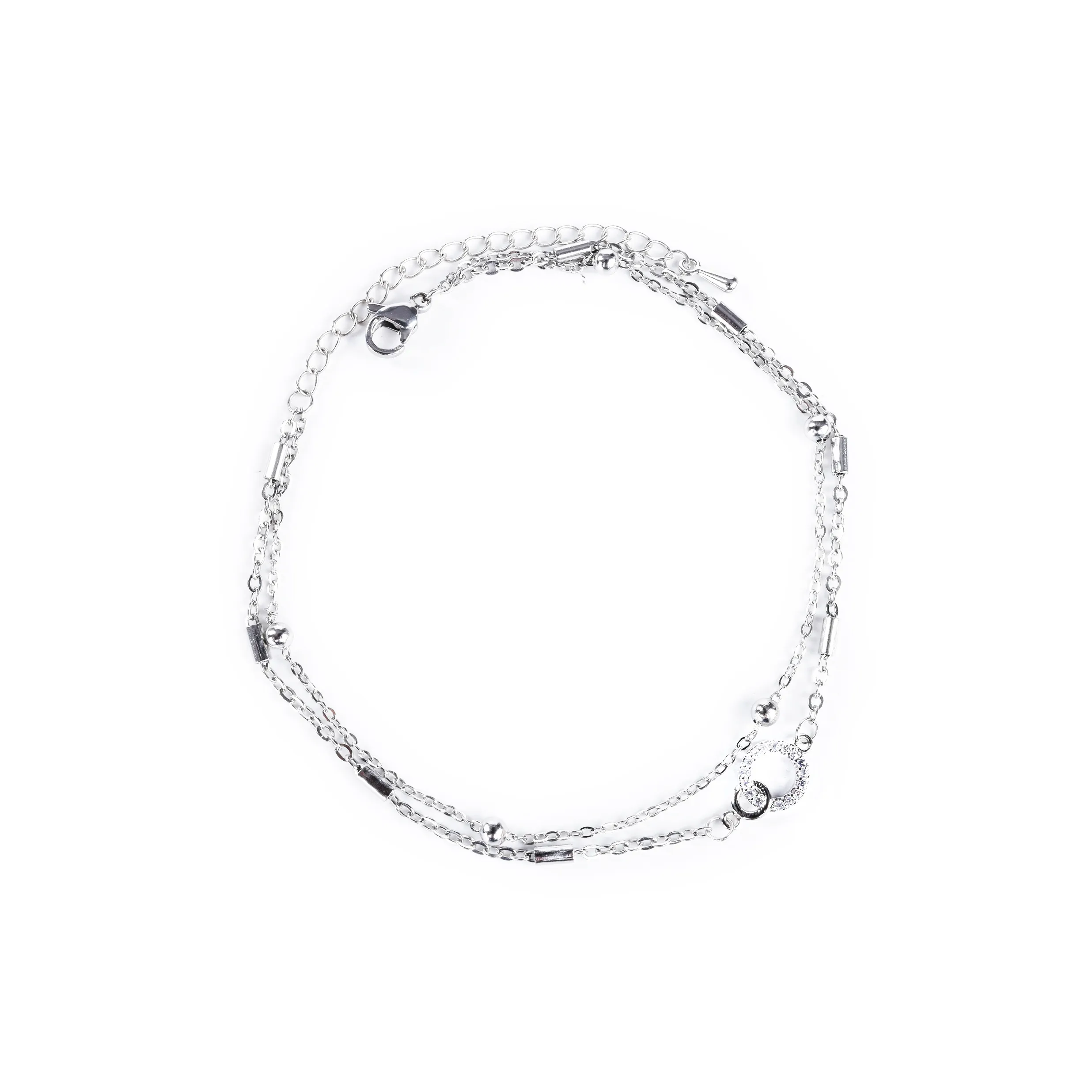 FireMonkey Alloy Bracelets Unisex Silver