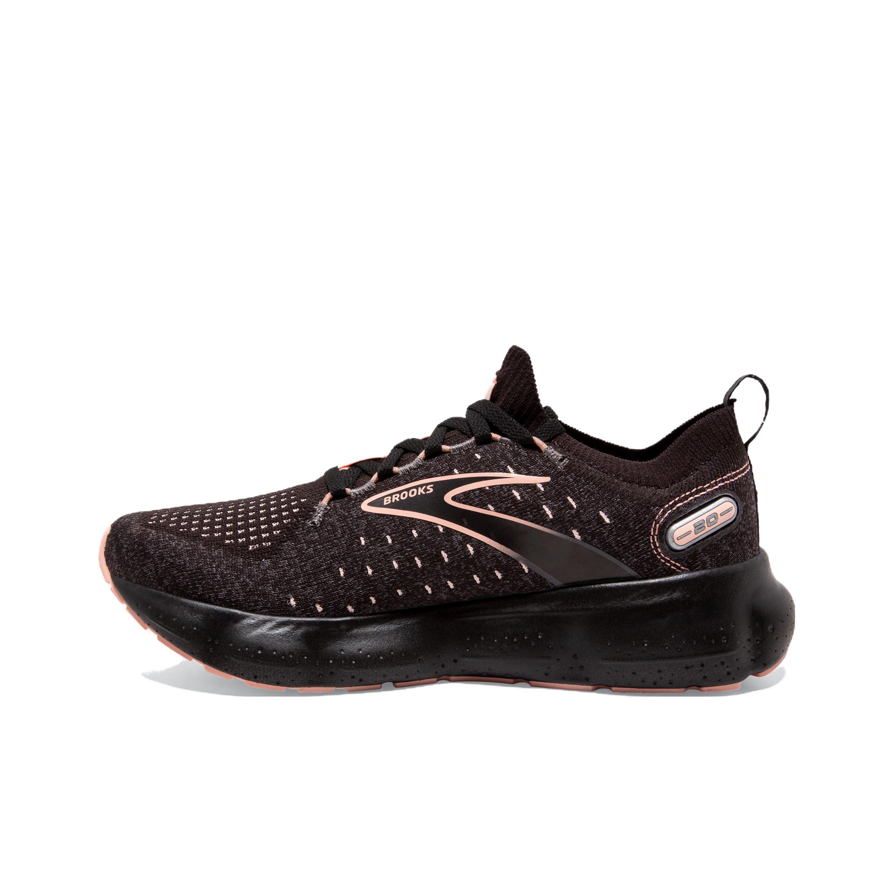 brooks black and rose gold sneaker