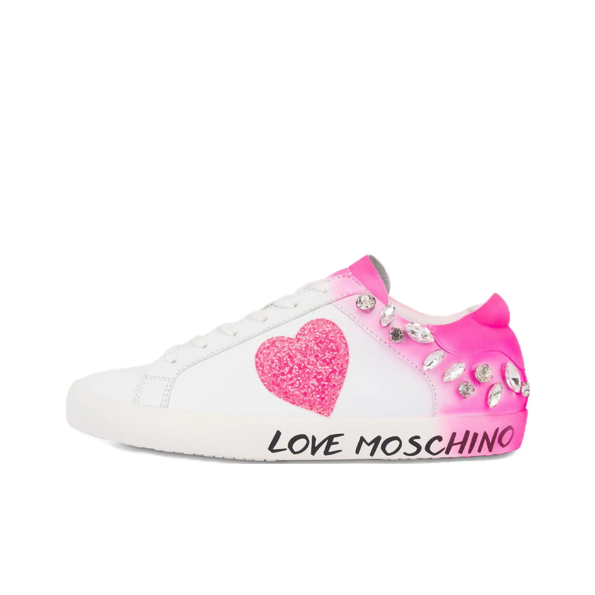 LOVE MOSCHINO Low-Top Skateboard Shoes Women's Purple