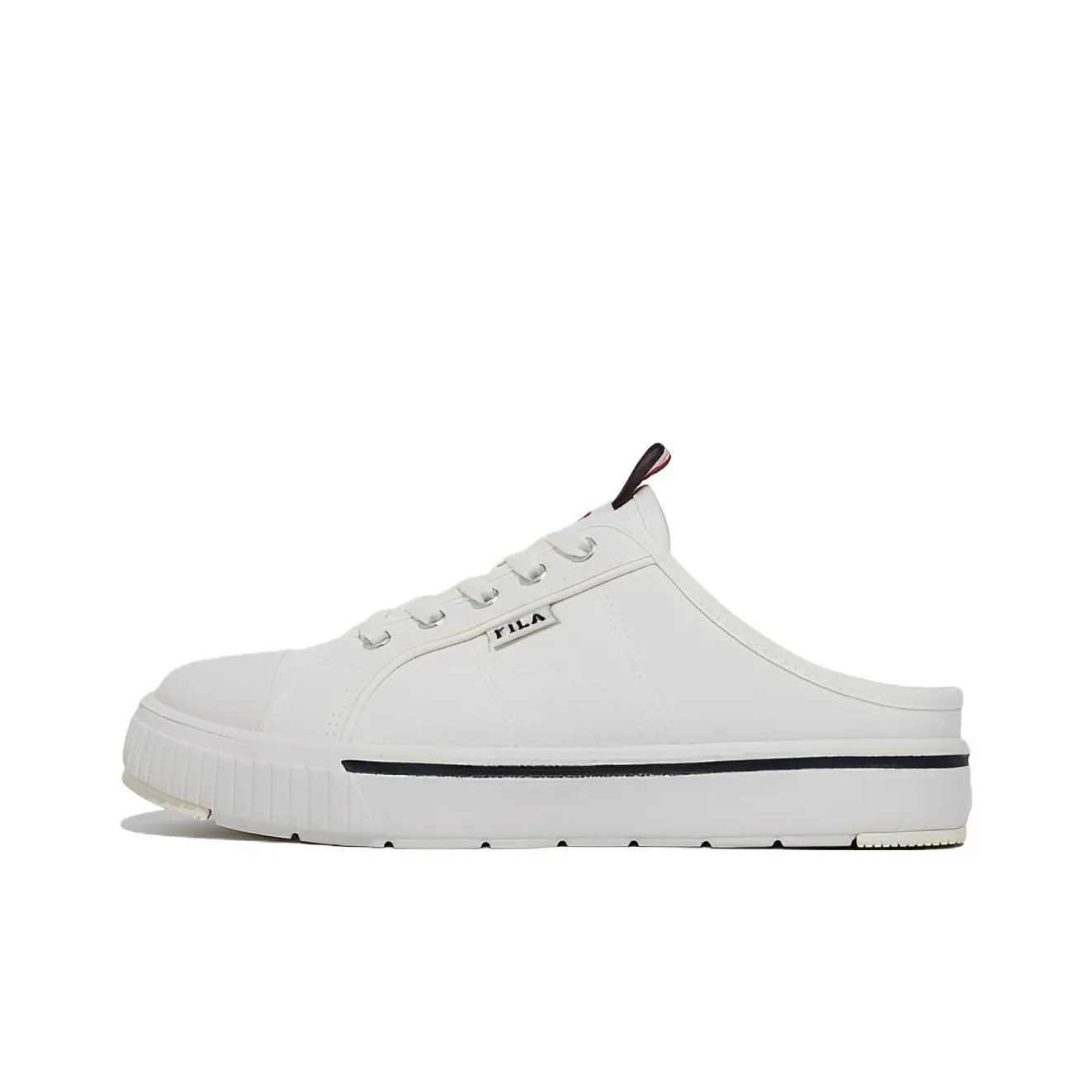 FILA Court Canvas Shoes Unisex Low-Top White