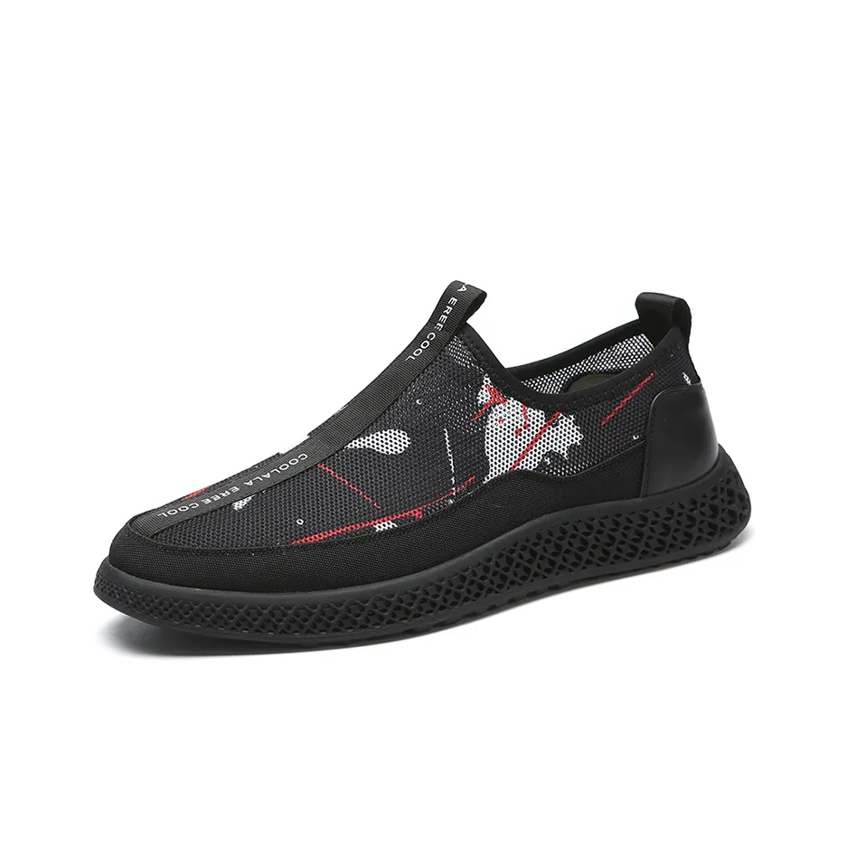 YEDANI Low Top Canvas Shoes Men's Black