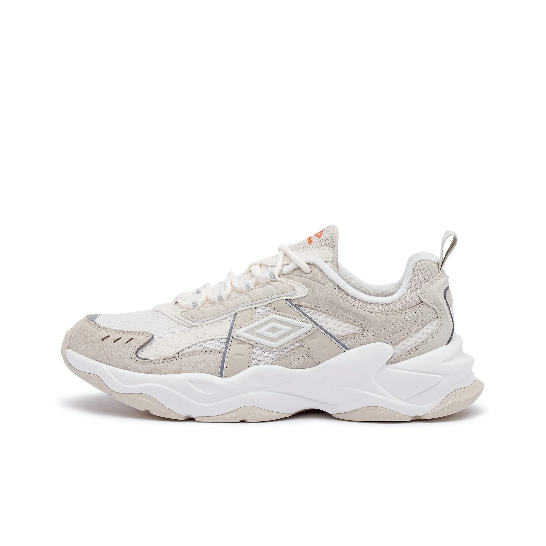 Umbro Cushioning Anti-Slip And Wear-Resistant Low-Top Chunky Sneakers Men's Milk Tea Beige