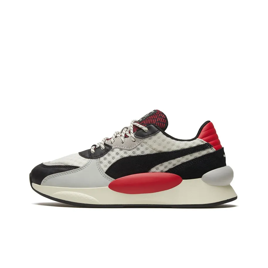 PUMA RS 9,8 Ultra Low Top Толстая подошва Кроссовки Унисекс Черный Белый Красный