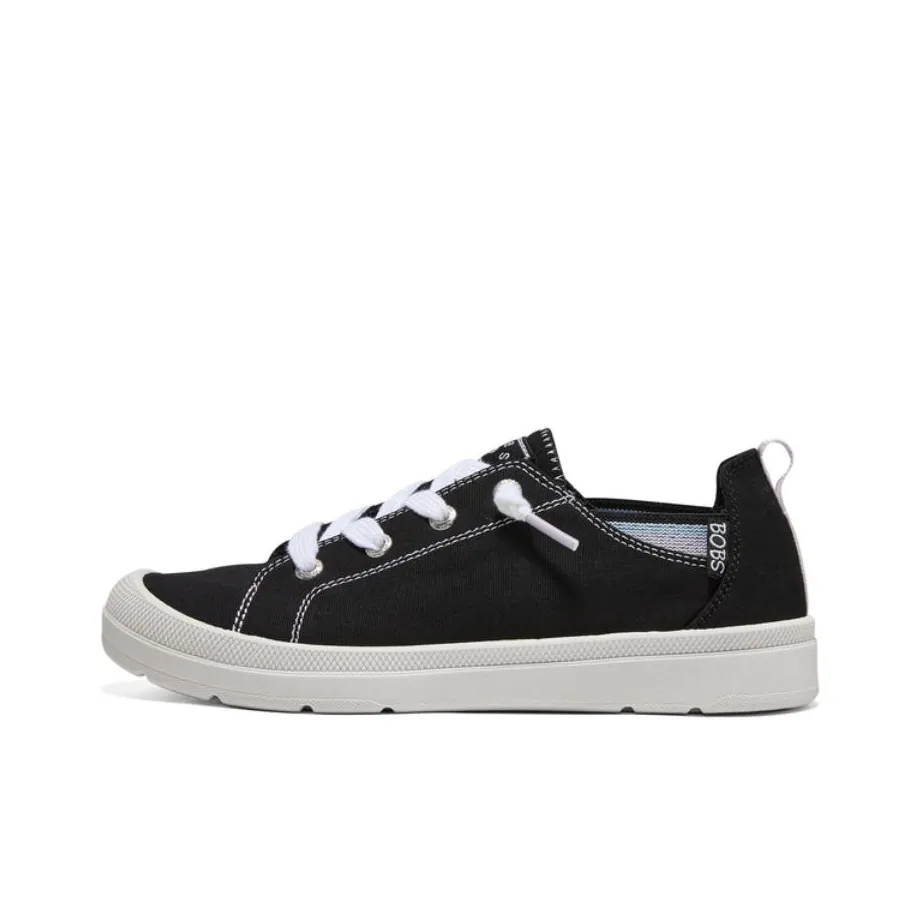 Skechers Bob's Low Top Canvas Shoes Women's Black