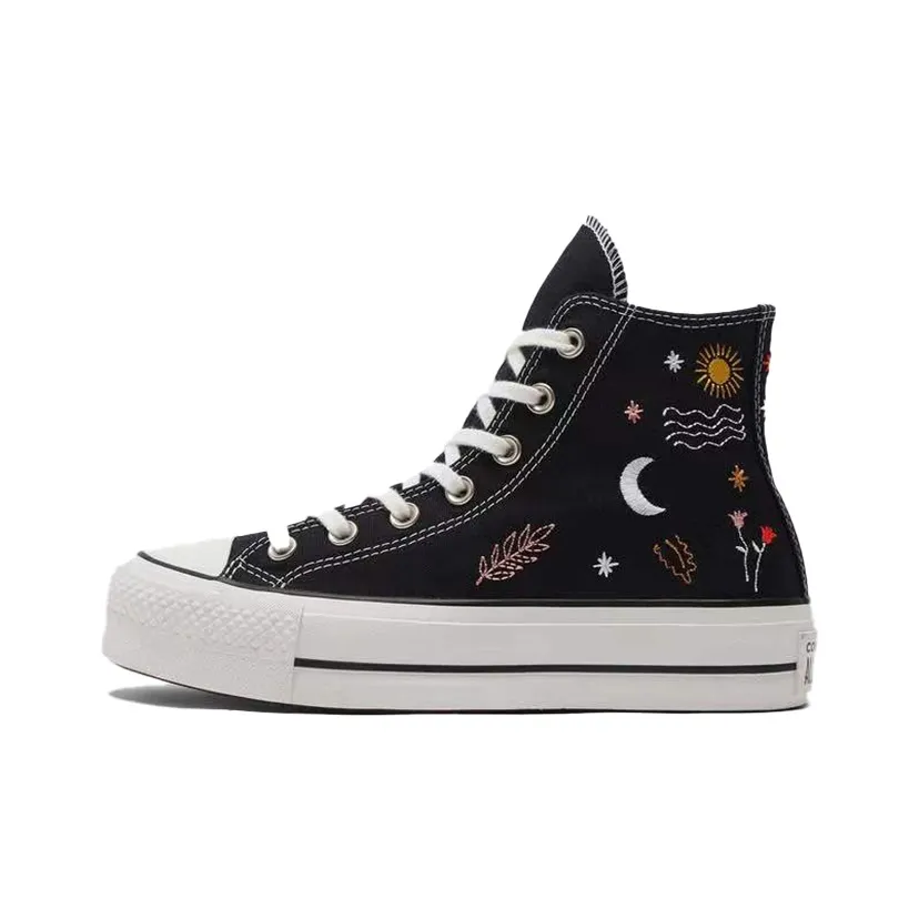 Chuck Taylor All Star Low's PRODUCTRED Converse Platform High 'It's Okay To Wander Black' Low's