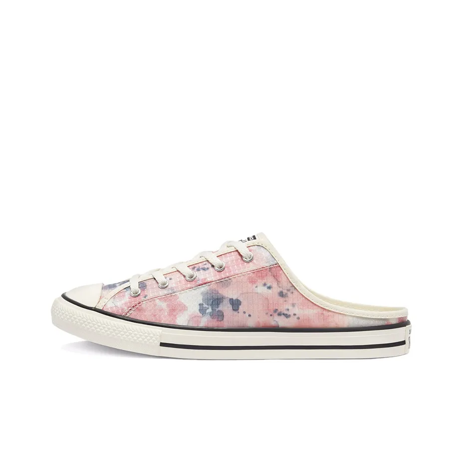 Converse Chuck Taylor All Star Dainty Mule Износостойкий Wa Легкий Низкий Топ Кеды Женские Розовый Черный Синий