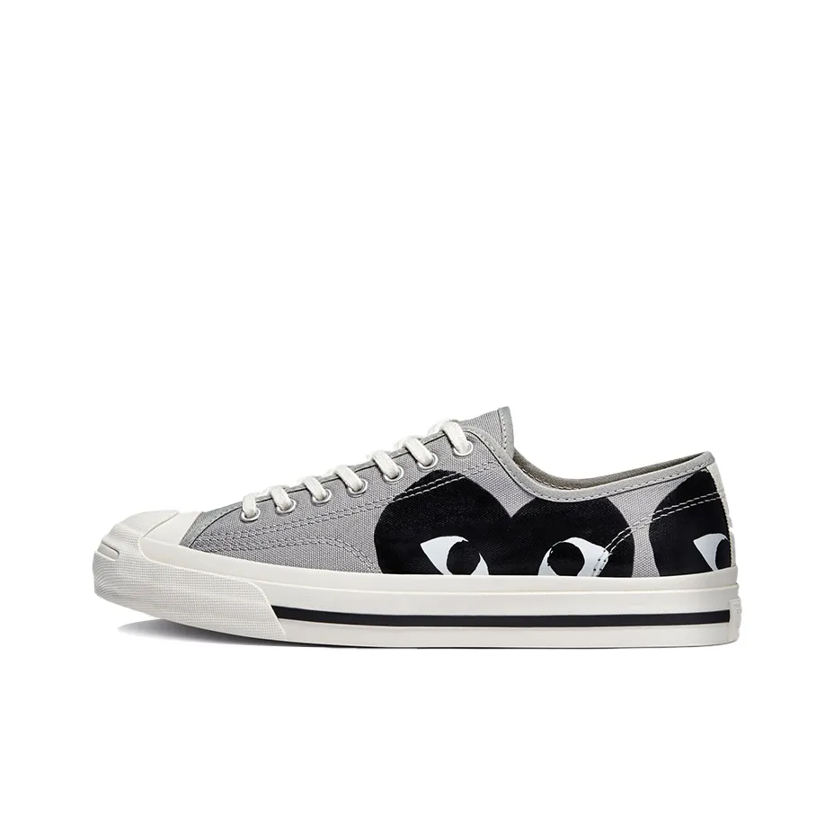 Converse Jack Purcell Comme Des Garcons Play Grey Black