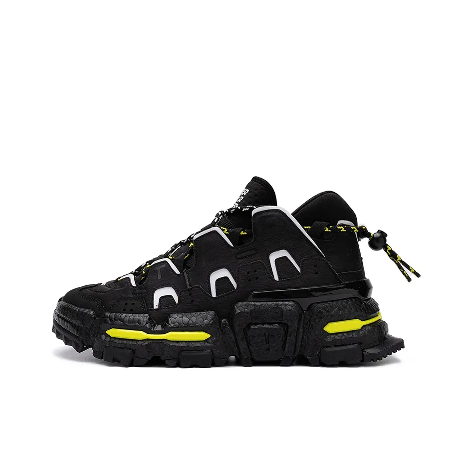 STARTER Anti Slip Wear Resistant Low Top Chunky Sneakers Men's Black