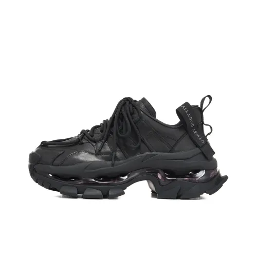 VITTORIO VENTURA Толстоподошвенные кроссовки Low Top Черные Женские