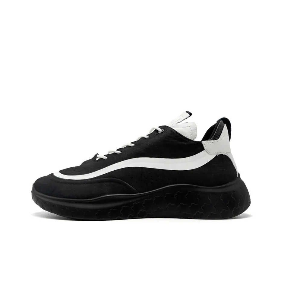 Ecco Yue Dong Chunky Sneakers Men's Low Top Black