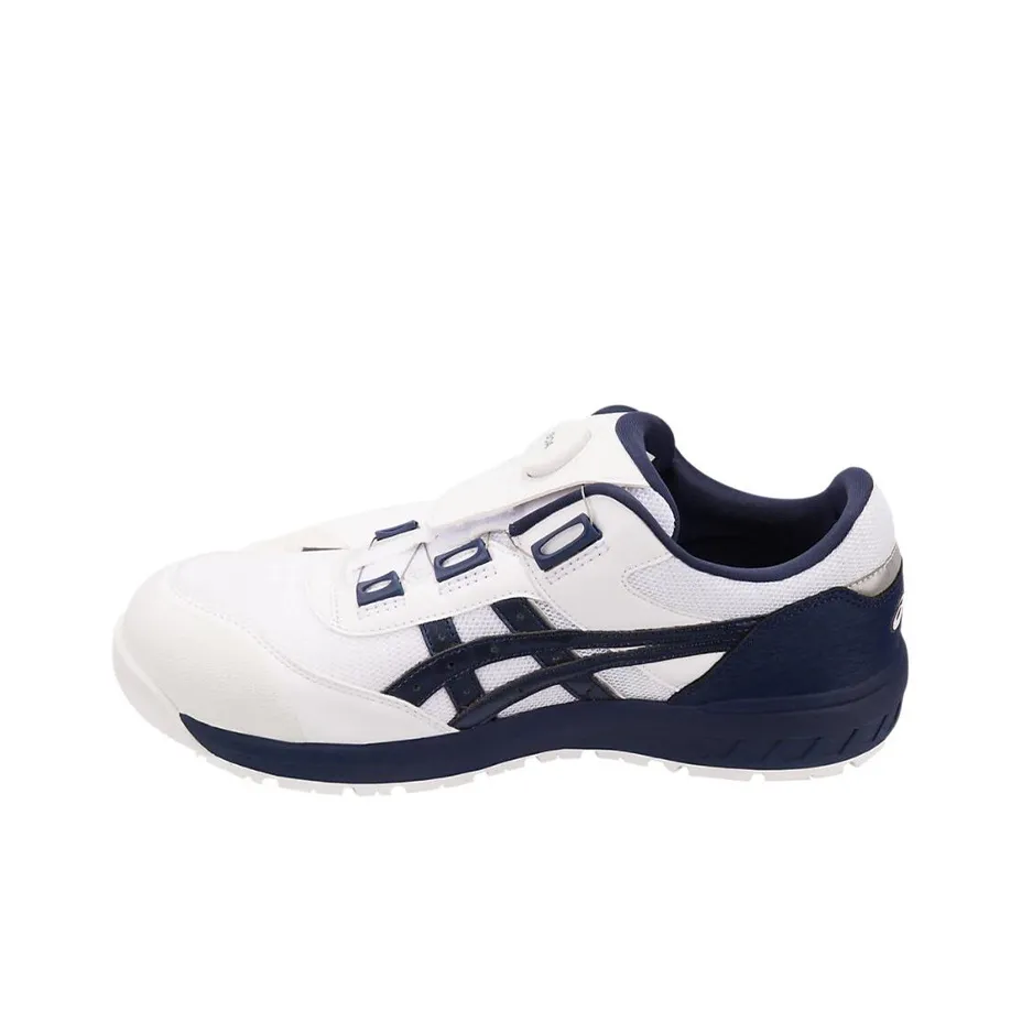 Asics Winjob Дышащие Низкие Кроссовки для Велосипеда Унисекс Белые Синие