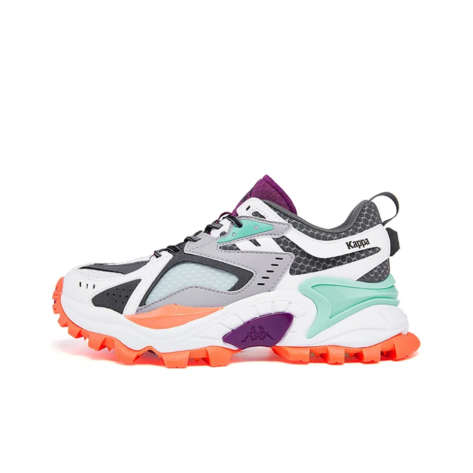 Kappa Cushioned Slip-Resistant Low-Top Chunky Sneakers Women's Jasmine White