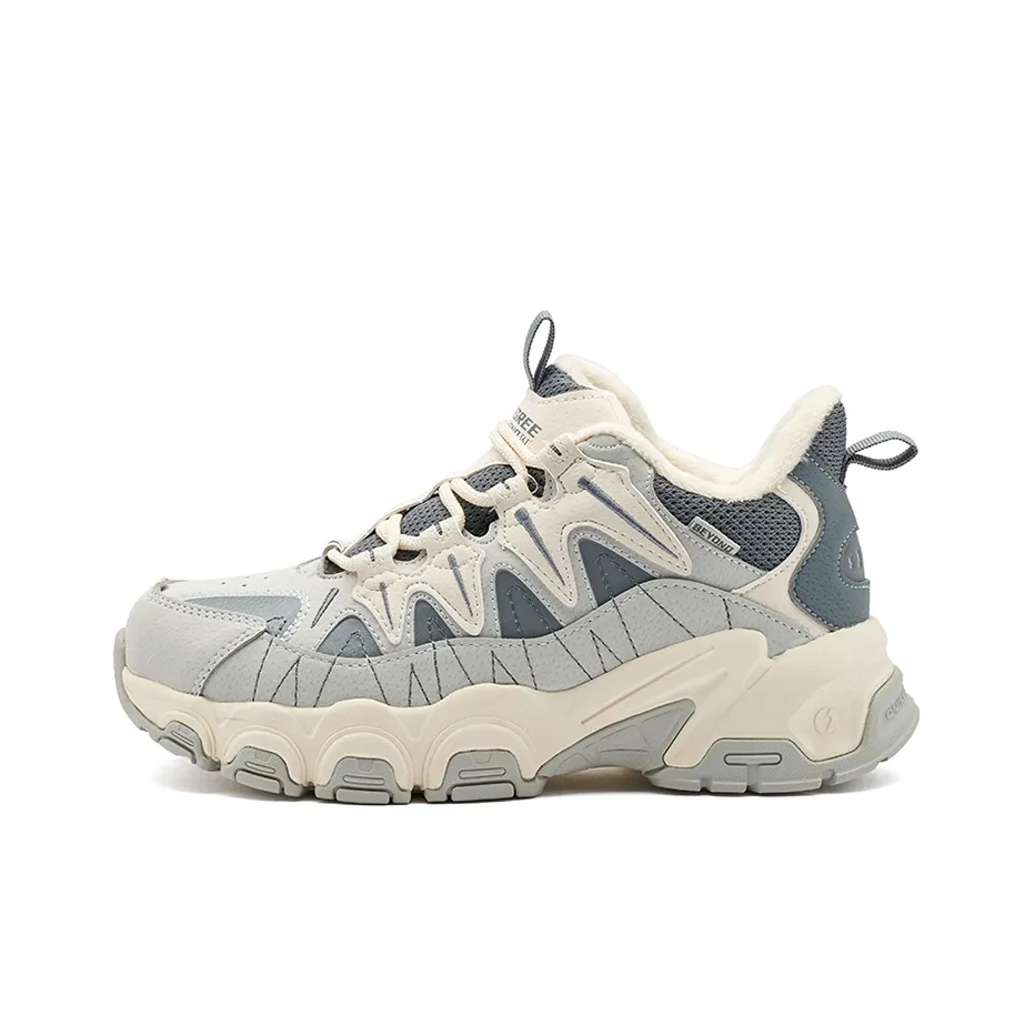 361° Babirusa Mid Top Winter Padded Chunky Sneakers Women's Cosmic Gray