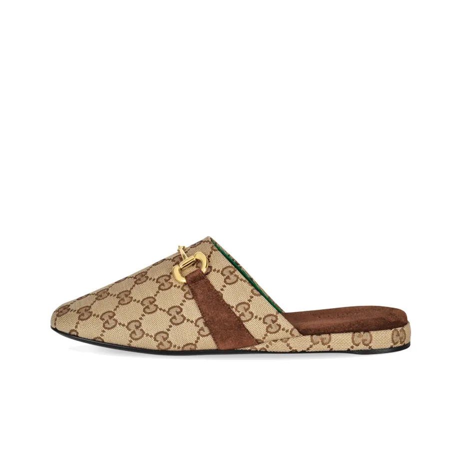 GUCCI Closed Toe Slippers Women's Monogram Color