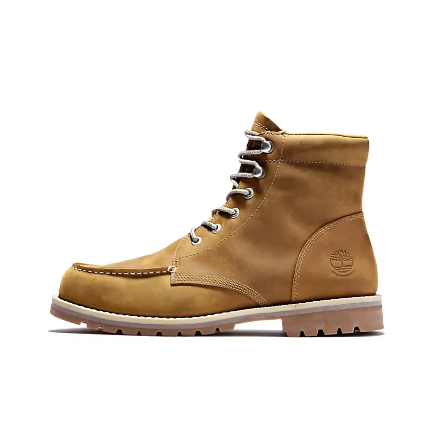 Timberland Redwood Falls Waterproof Moc Toe Boot 'Wheat Full Grain'