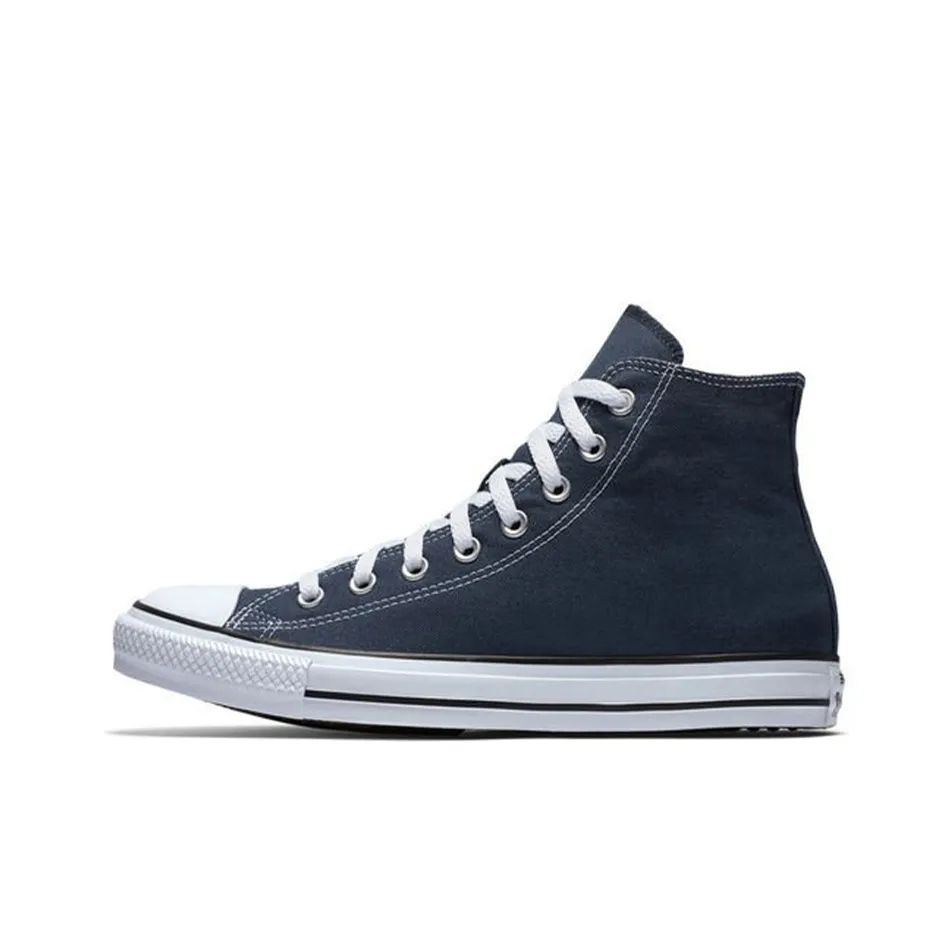 Converse Chuck Taylor All Star Hi Топ Легкий Покрытие Высокие Кеды Унисекс Морской Синий