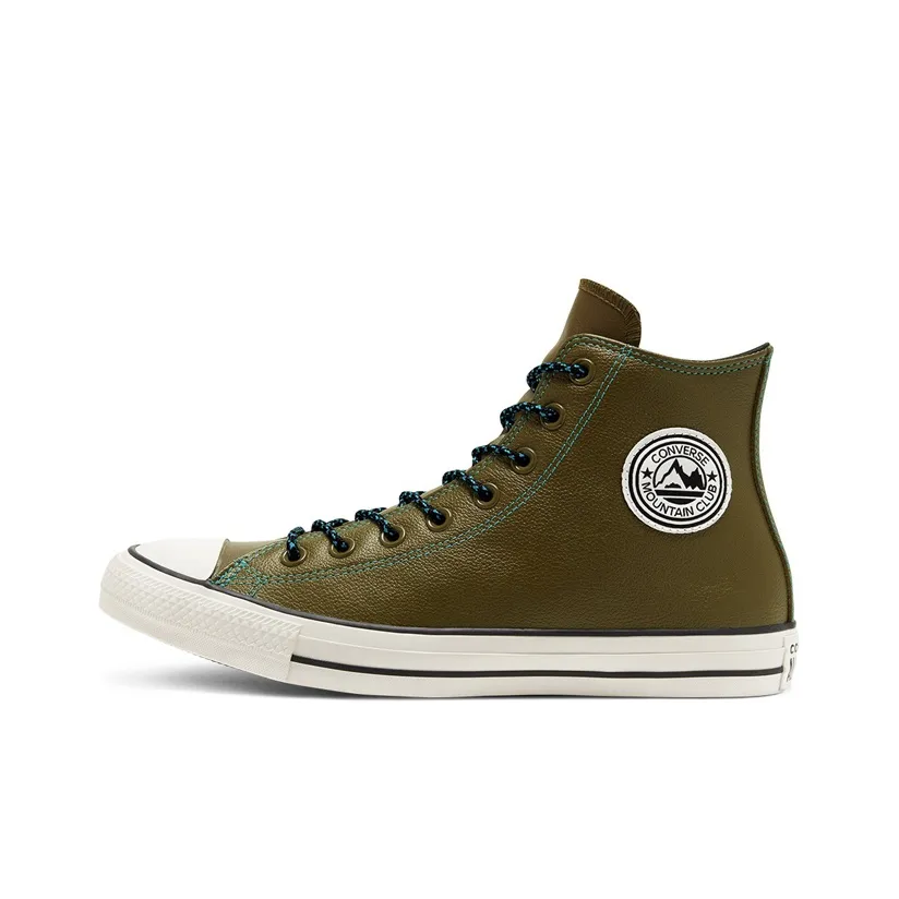 Converse Chuck Taylor All Star Износостойкие Высокие Кеды Унисекс Оливково-зеленый
