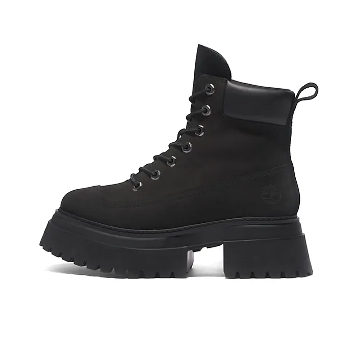 Timberland Sky 6 Inch Lace Up Boots 'Black Nubuck' Women's