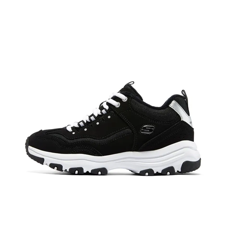 Skechers I Conik Low Топ Толстая подошва Кроссовки Женские Черные