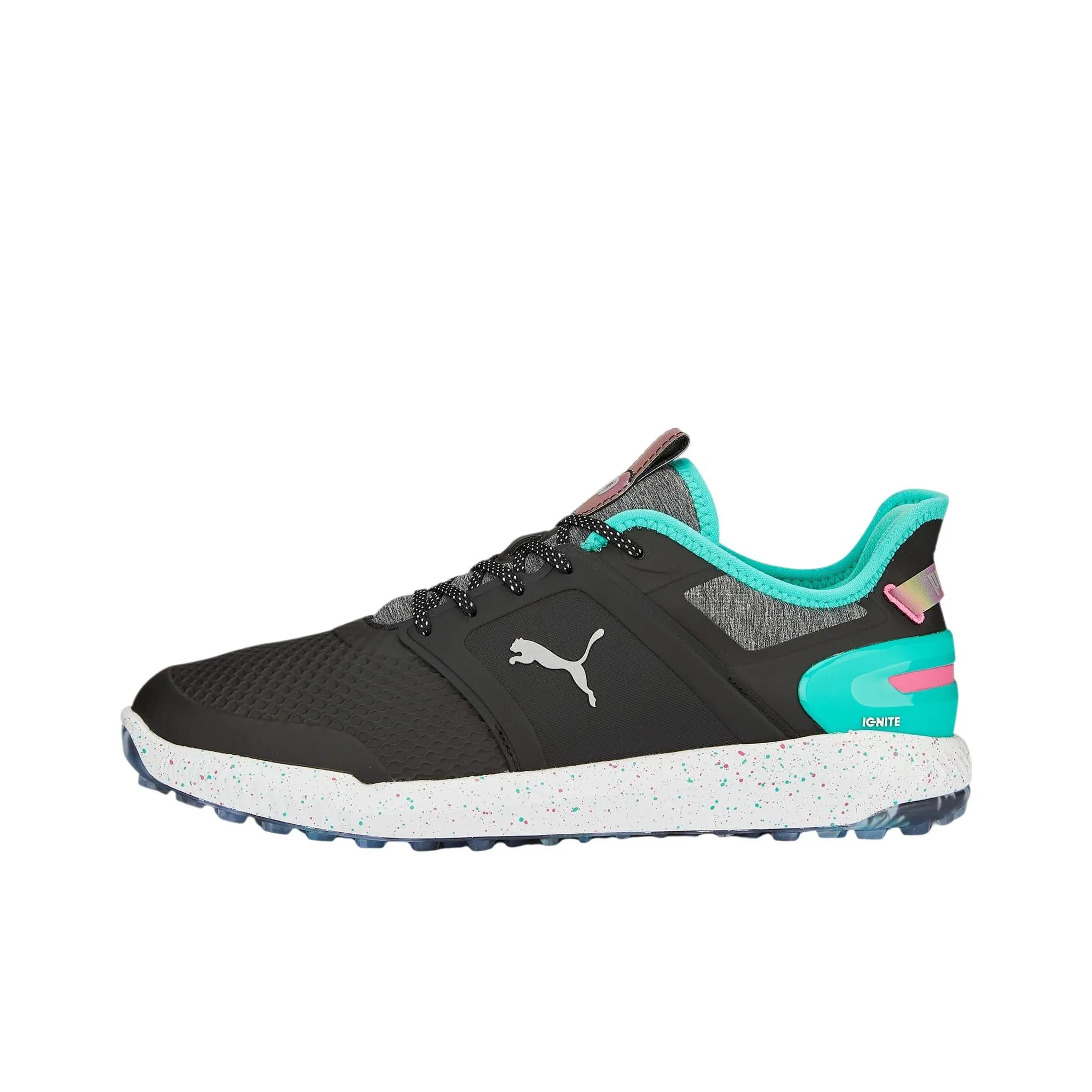 PUMA Ignite Series Elevate Low Top Golf Shoes Men's Black Green