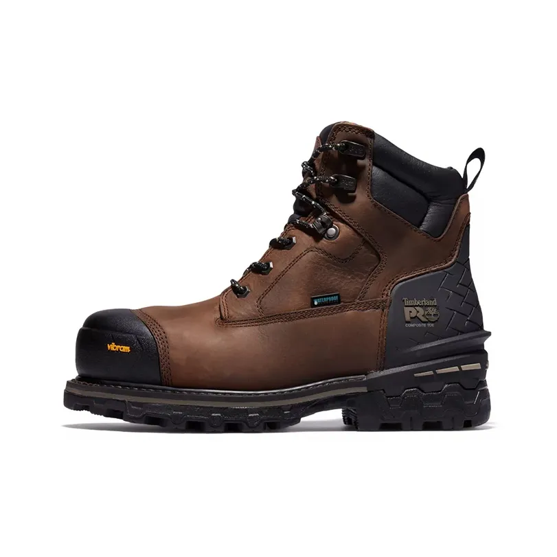 Timberland Boondock Outdoor Boots Men's Mid top Black/Brown
