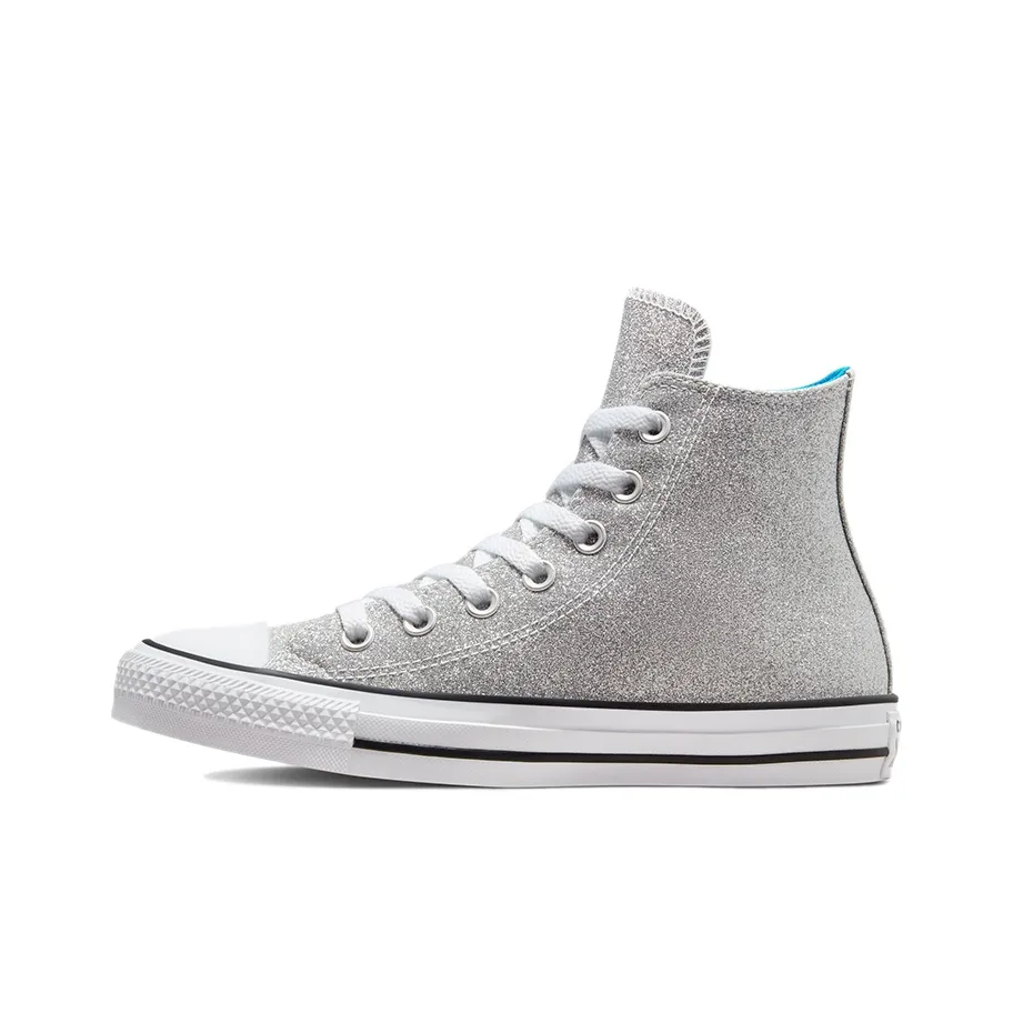 Converse Chuck Taylor All Star Матовая обувь с высокой верхом кеды женские серо-серебристый