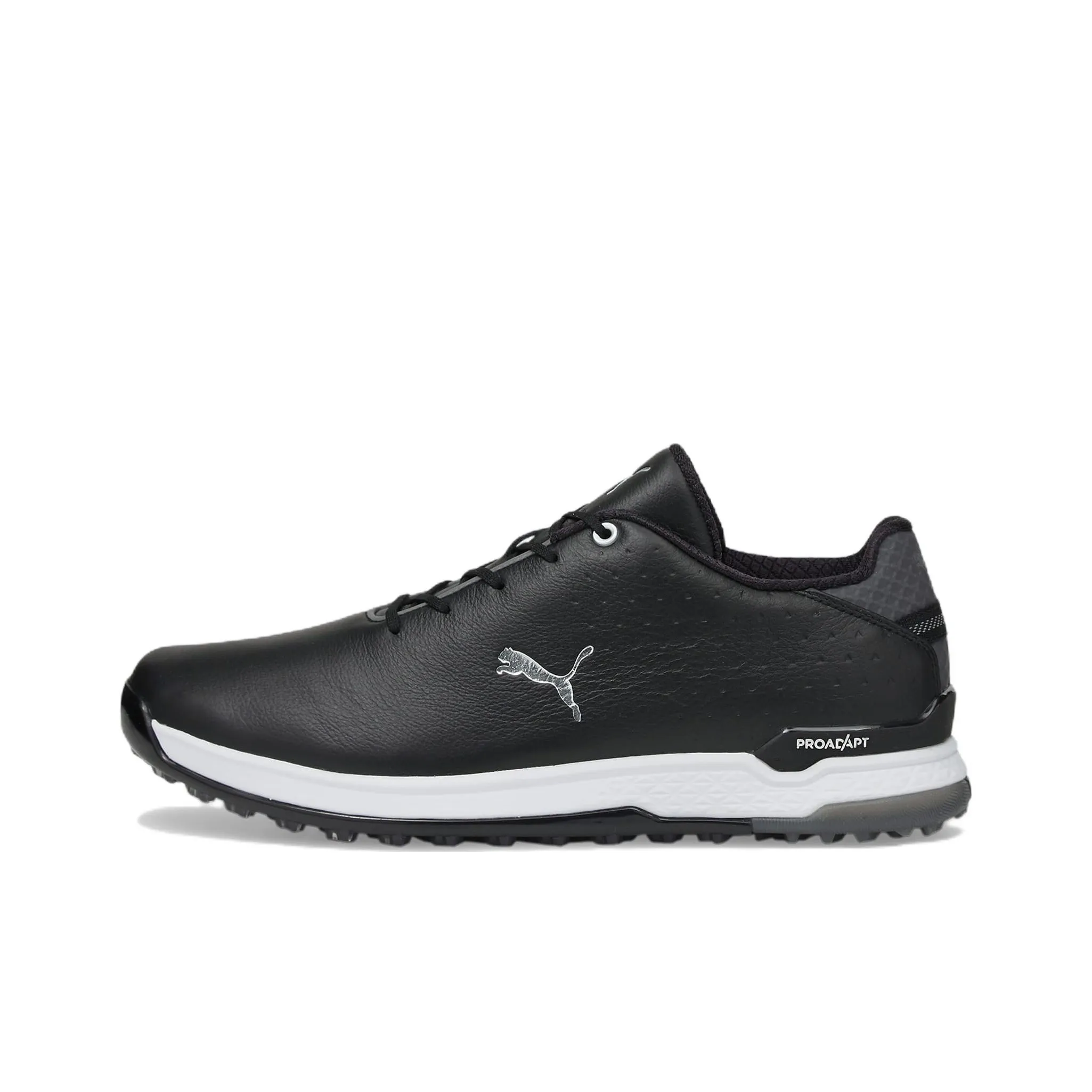 PUMA ProAdapt Alphacat Alpha Cat Leather Rubber Soles Spikeless Low Top Golf Shoes Men's Black