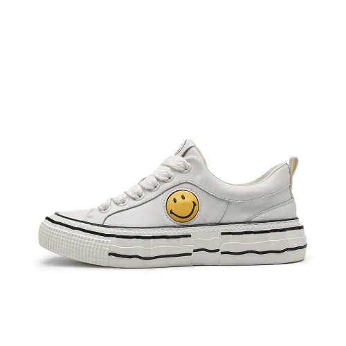 SMILEY Кеды Low Топ Белый Мужские