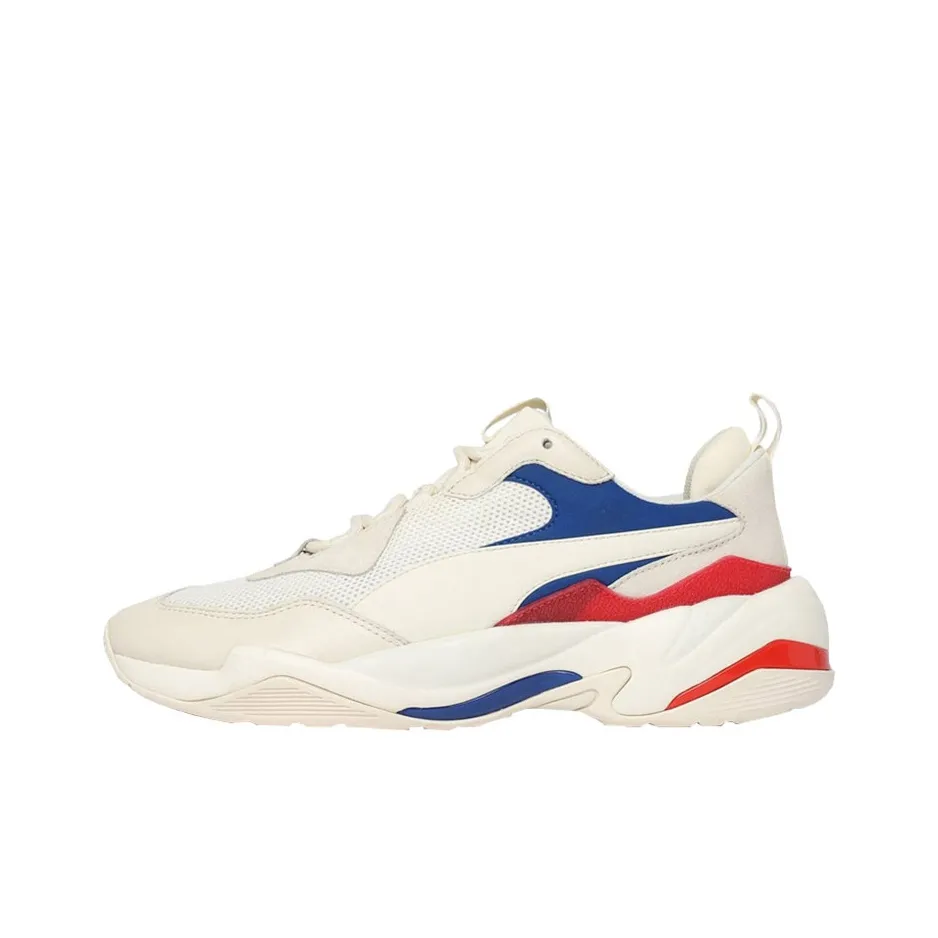 PUMA Thunder MID Топ Толстая подошва Кроссовки Женские Белый Синий Красный
