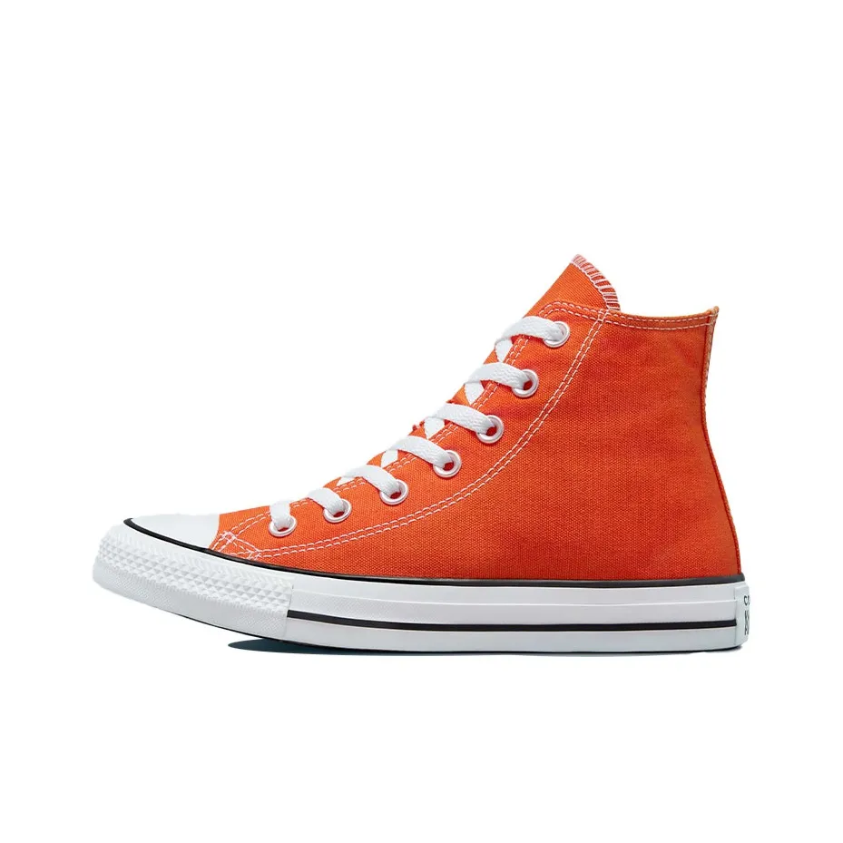 Converse Chuck Taylor All Star Износостойкие Высокие Кеды Унисекс Оранжевые