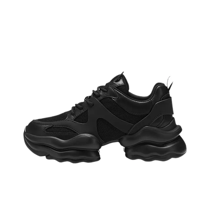 73Hours Кокосовое молоко Jelly Collection Низкий топ Толстая подошва Кроссовки Женские Черные