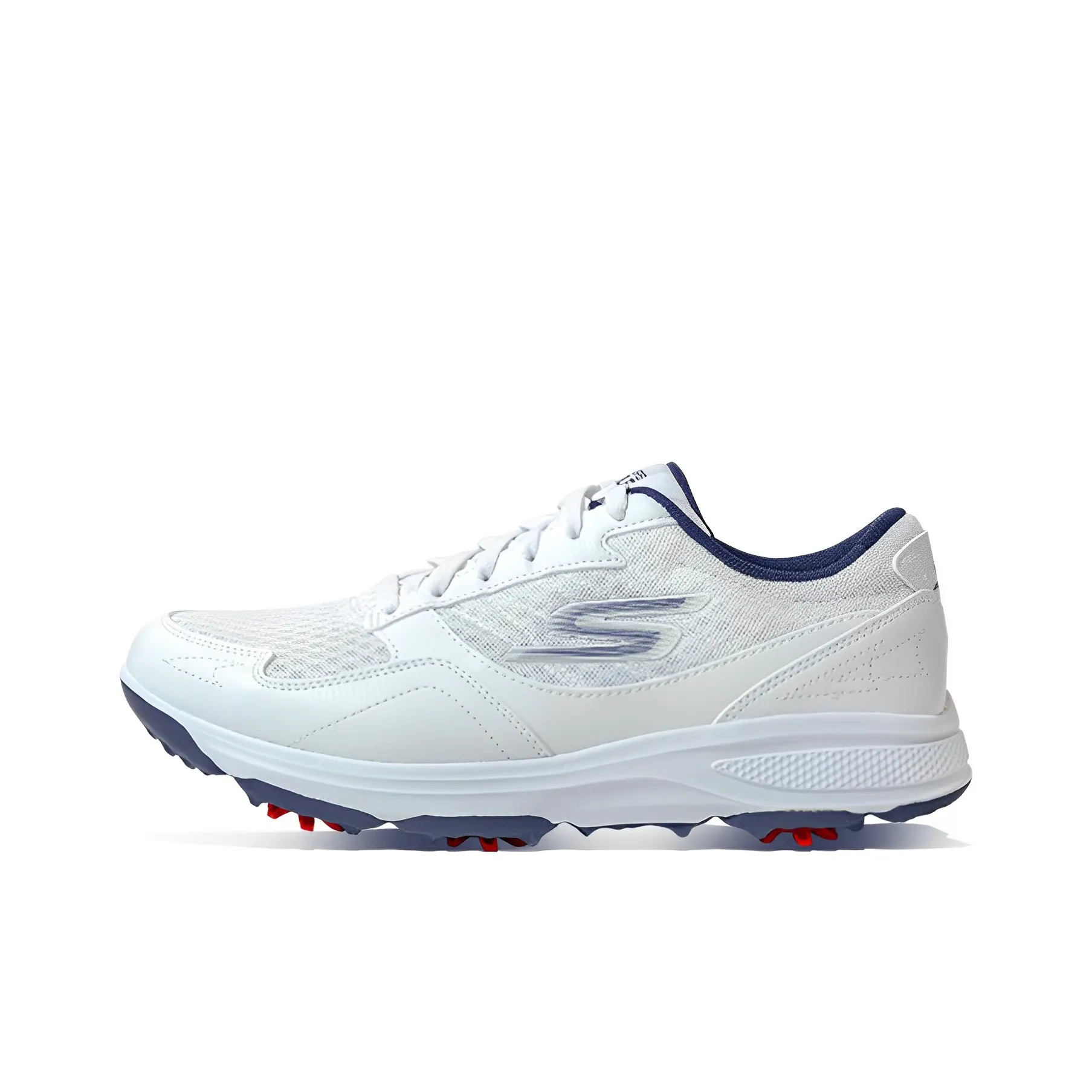 Skechers Go Golf Torque Anti-Slip Wear-Resistant Low-Top Golf Shoes Men's White