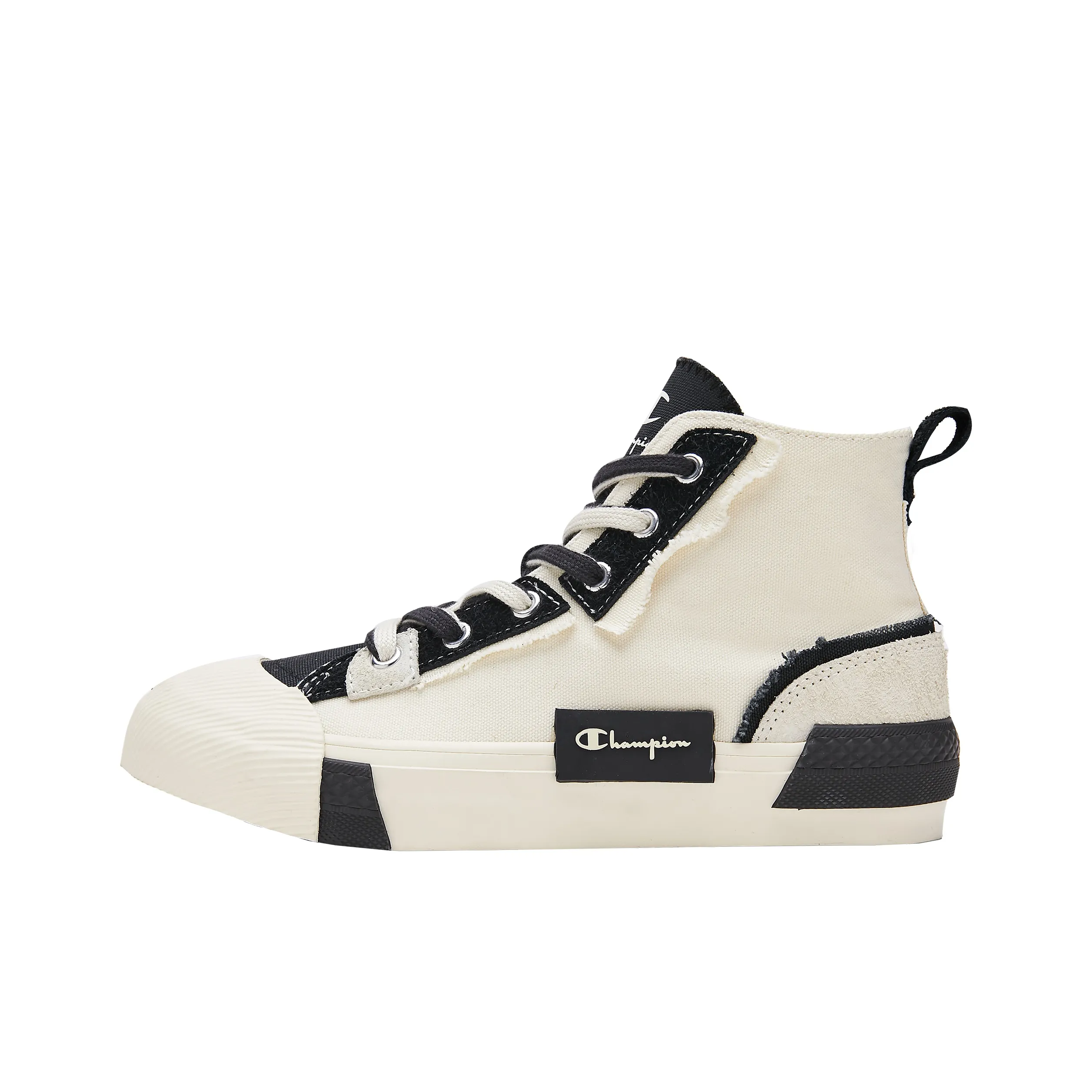 Champion Campus Canvas Shoes Men's High Top White/Black