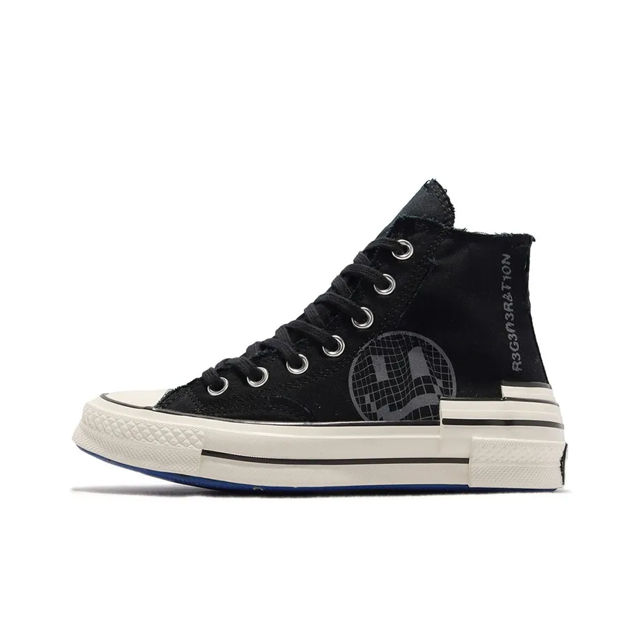 Converse Chuck Taylor All Star 70 Hi Hacked Heel Tear Away Black Blue