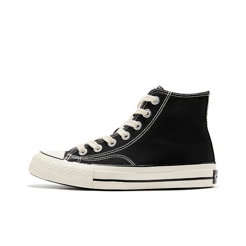 Feiyue High Top Canvas Shoes Unisex Vintage Black