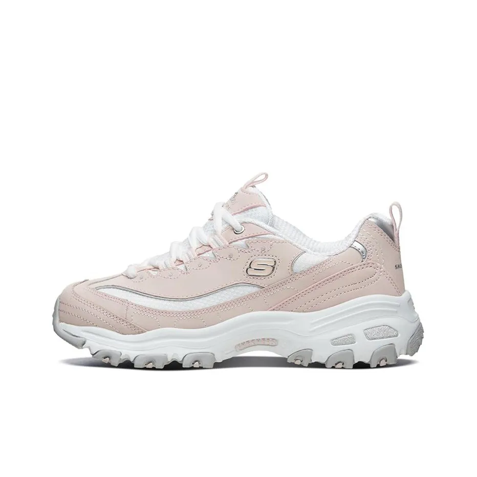 Skechers D'lites Fashion Sneakers Pink/White Women's