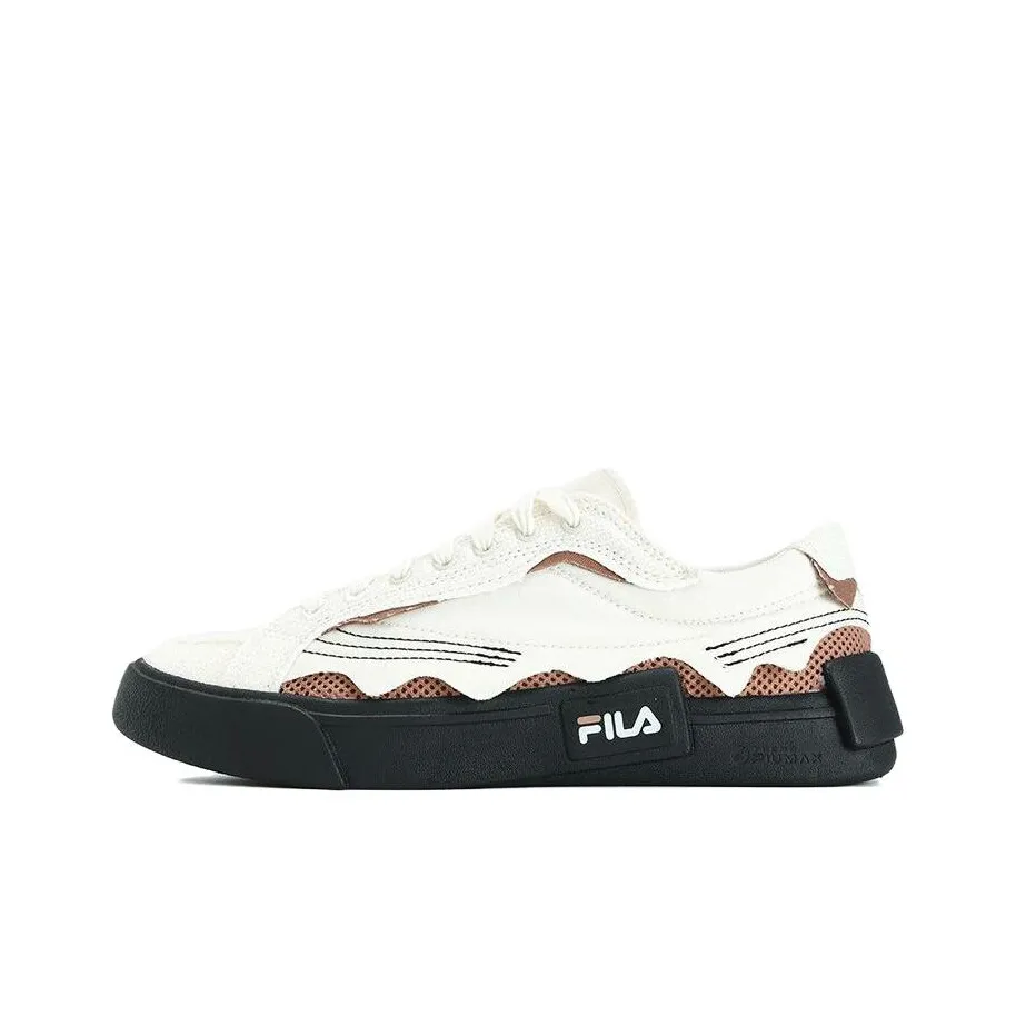 FILA FUSION Pop Skate Shoes 'White Black' Women's