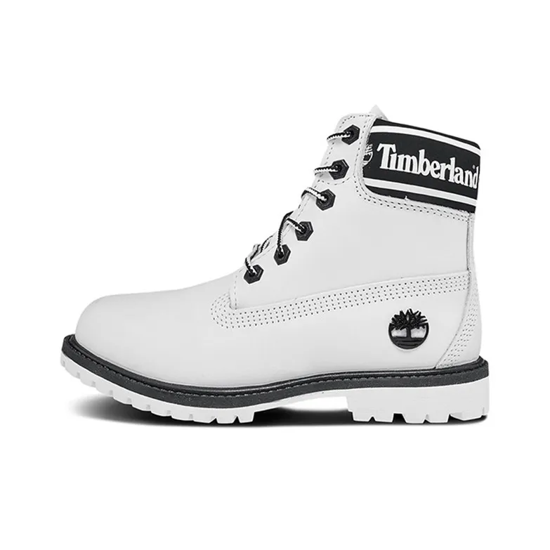 Timberland PREMIUM Wear Resistant Cushioning Height Increasing Short Outdoor Boots Women's White