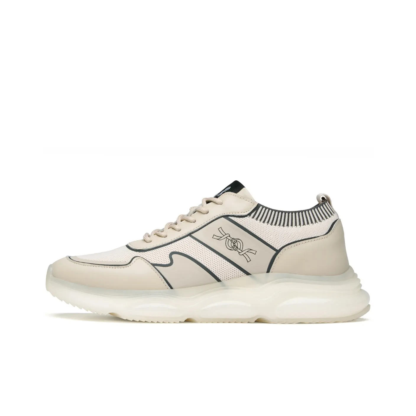 Roberta Di Camerino Низкий топ толстая подошва кроссовки мужской абрикос