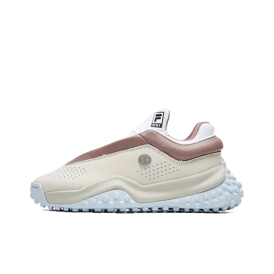 MIHARA YASUHIRO x FILA FM7 FM Low Top Chunky Sneakers Women's White Brown
