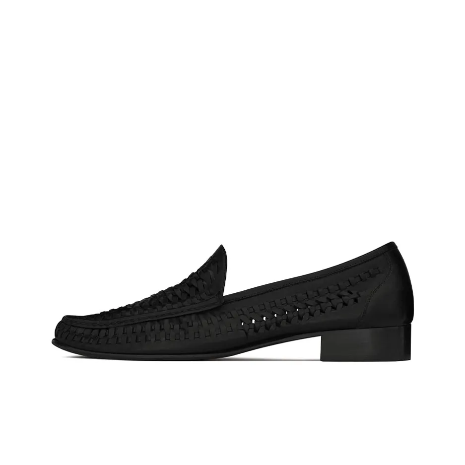 SAINT LAURENT Swann Loafers Men's Black