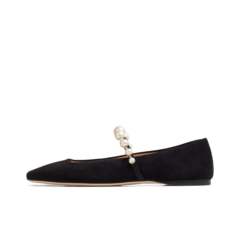 Jimmy Choo Ade Square toe Ballerina Shoes