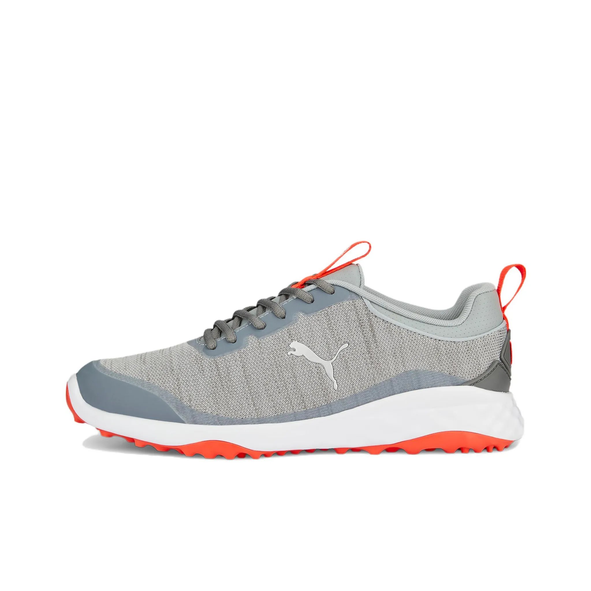 PUMA Unleash Low Top Golf Shoes Men's Gray Red